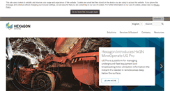 Desktop Screenshot of hexagonmining.com