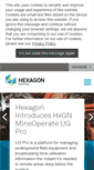 Mobile Screenshot of hexagonmining.com
